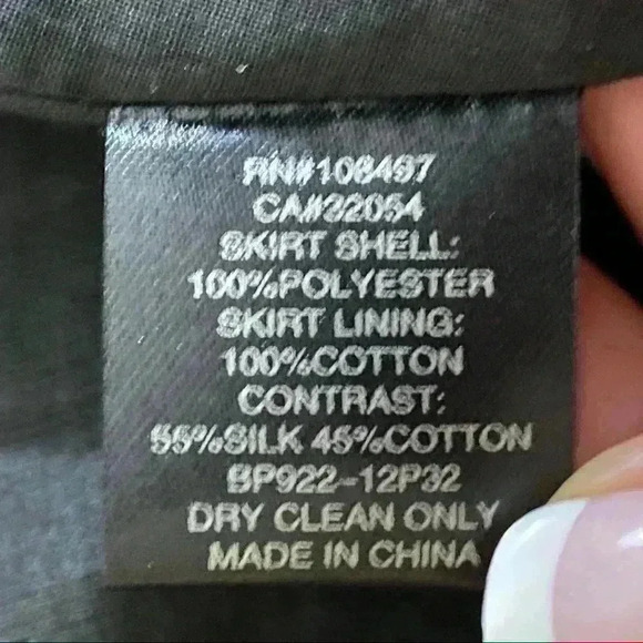 Anthropologie Retro Black Gold Polka Dot Fit & Flare Mini Flower Dress Size S - Picture 13 of 13